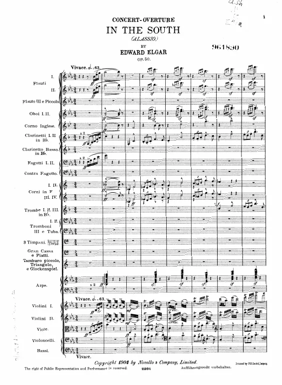 First page of In the South