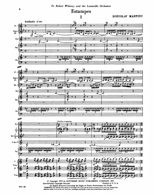 First page of Estampes