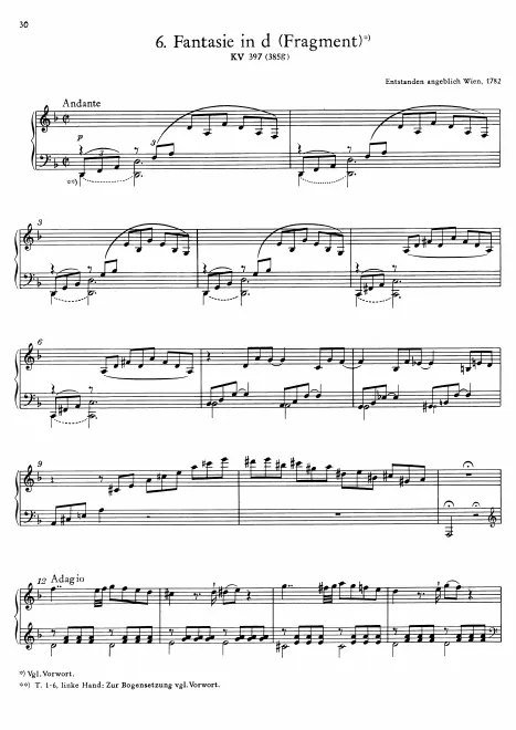 First page of Fantasia