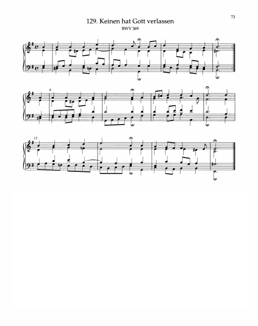 First page of Keinen hat Gott verlassen