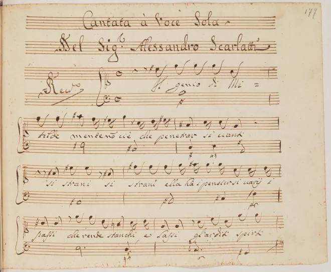 First page of Il genio di Mitilde