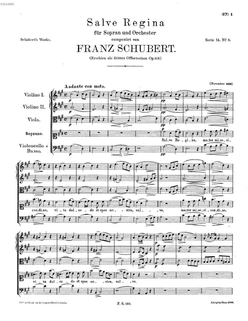 First page of Salve Regina
