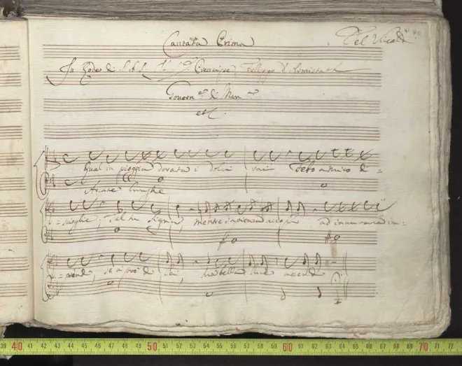 First page of Qual in pioggia dorata
