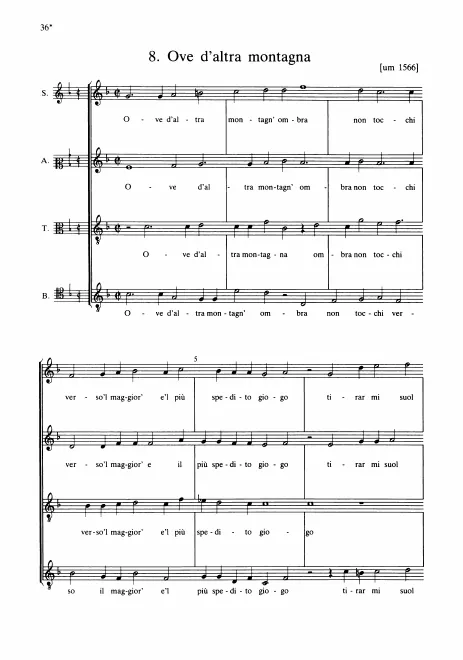 First page of Ove d'altra montagna