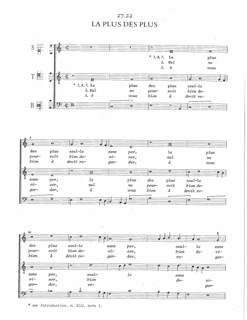 First page of La plus des plus