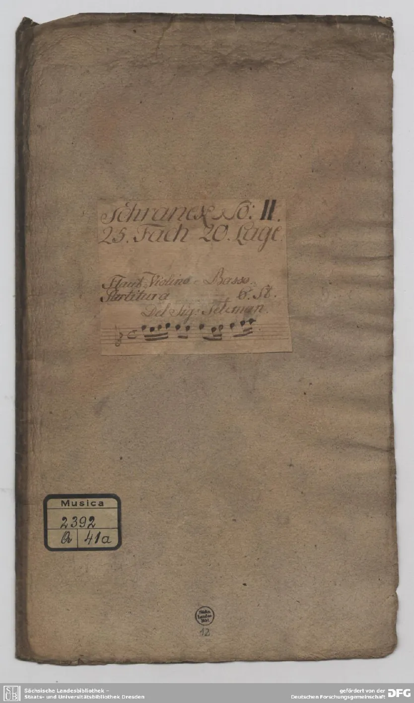 First page of Trio Sonata