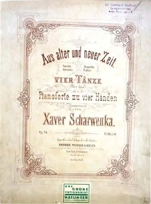 First page of Aus alter und neuer Zeit