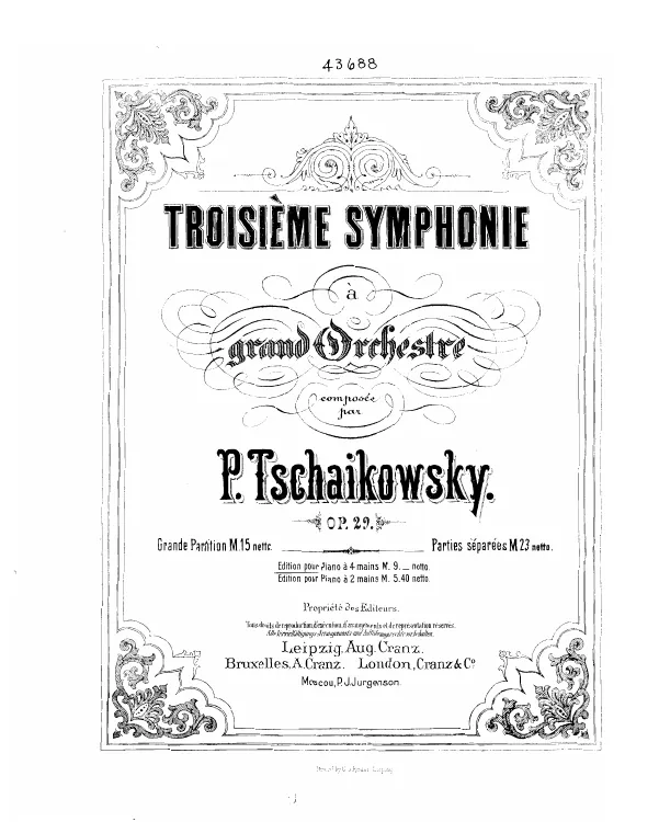 First page of Symphony No.3