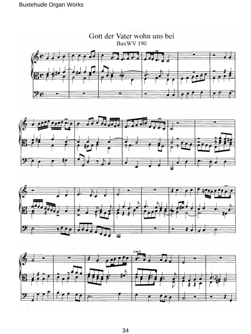 First page of Gott der Vater wohn uns bei