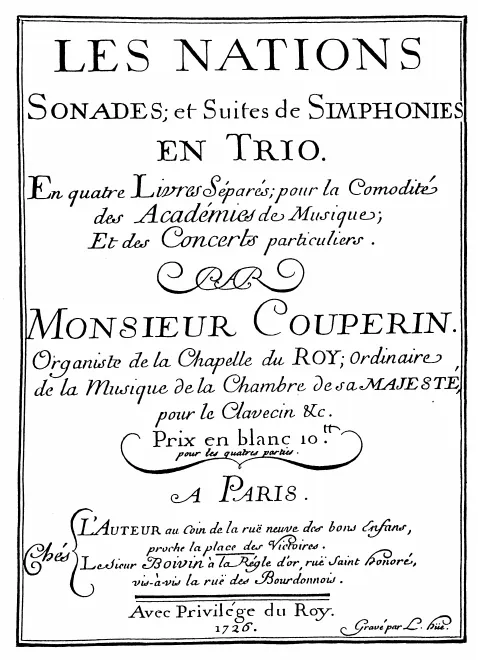 First page of Aria in F major