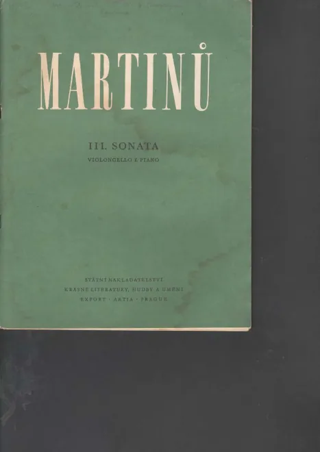 First page of Cello Sonata No.3