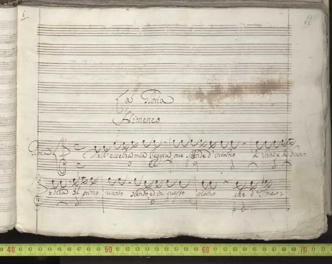 First page of La Gloria Himeneo