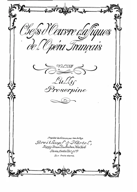First page of Proserpine