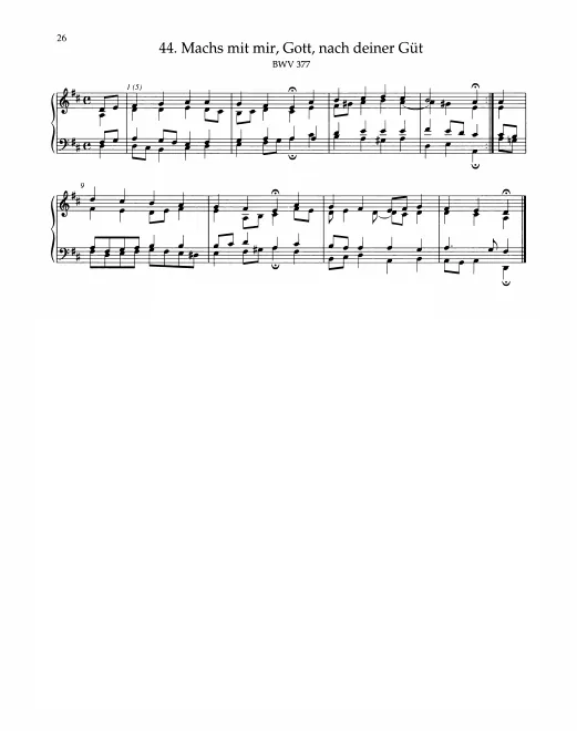 First page of Machs mit mir, Gott, nach deiner Güt