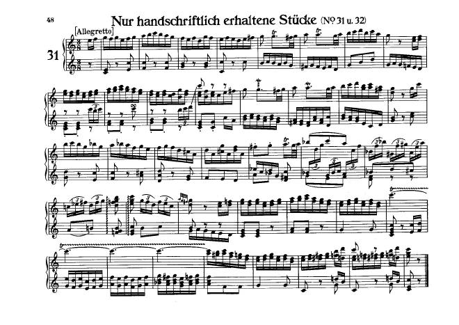 First page of Flötenuhr in C major, Hob.XIX:31