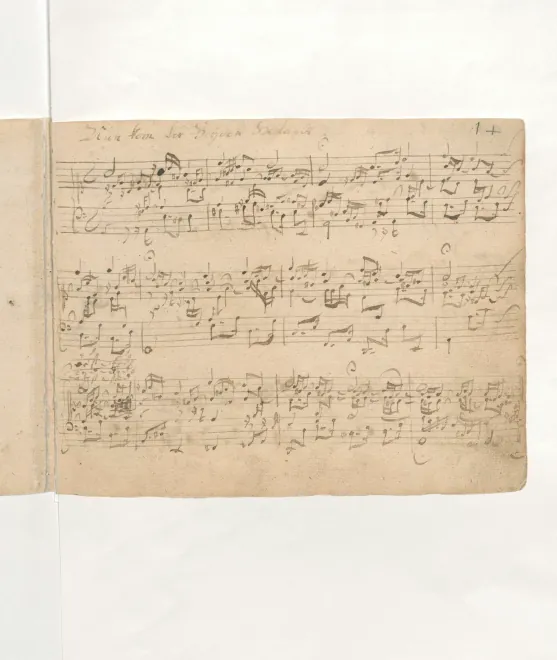 First page of Das Orgel-Büchlein