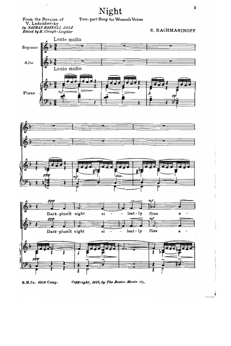 First page of 6 Choruses