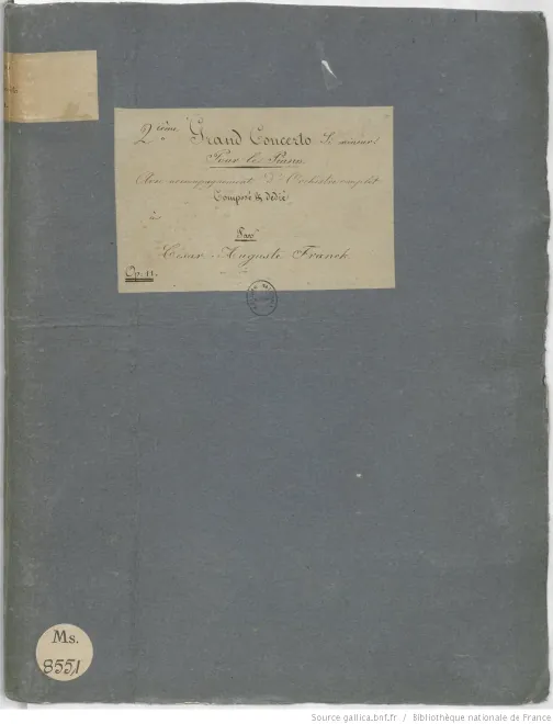 First page of Piano Concerto No.2