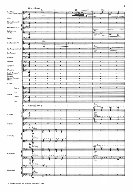 First page of Kol Nidre