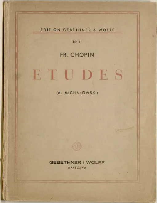 First page of Etudes