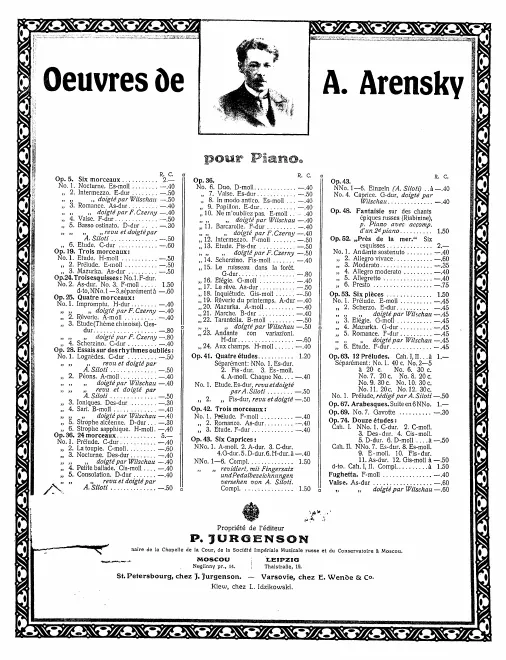 First page of 3 Esquisses