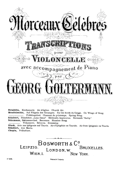 First page of 6 Gesänge
