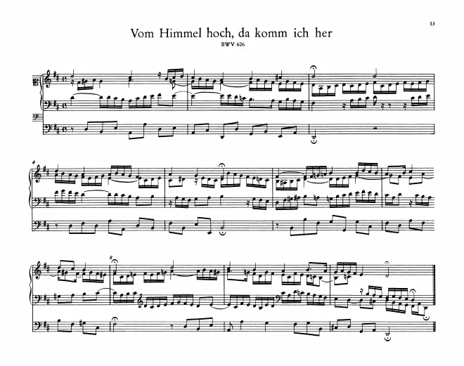 First page of Vom Himmel hoch, da komm ich her
