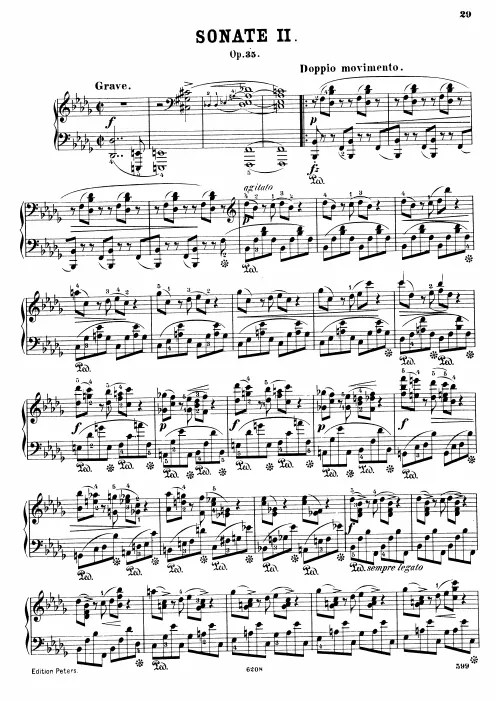 First page of Piano Sonata No.2