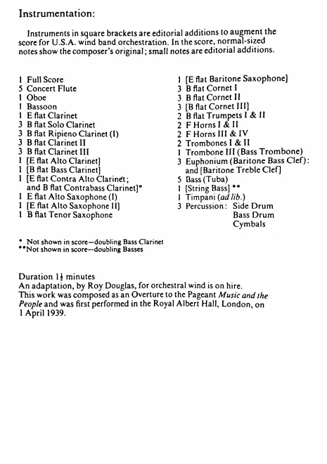 First page of Flourish for Wind Band