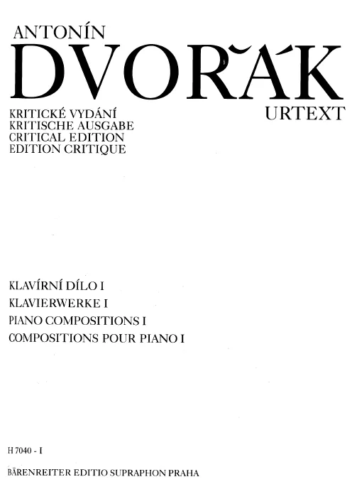 First page of 6 Piano Pieces