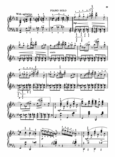 First page of Fascinating Rhythm