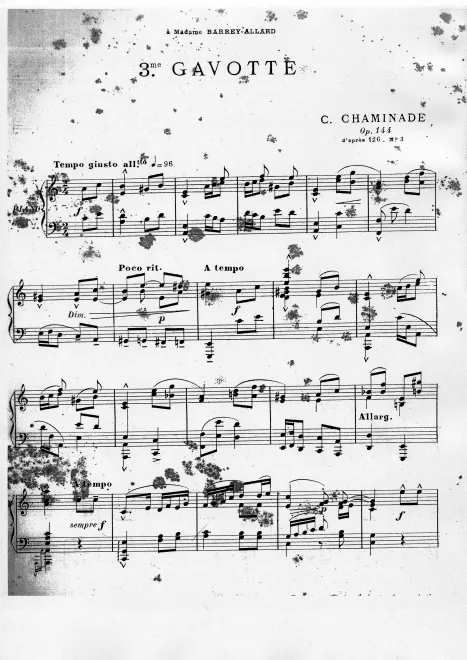 First page of Troisième Gavotte
