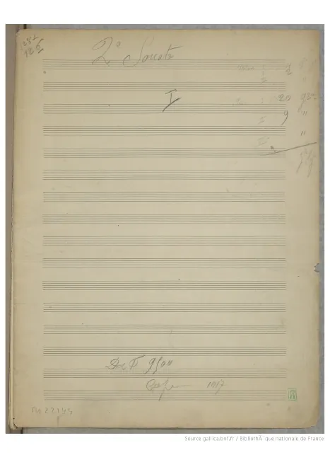 First page of Violin Sonata No.2