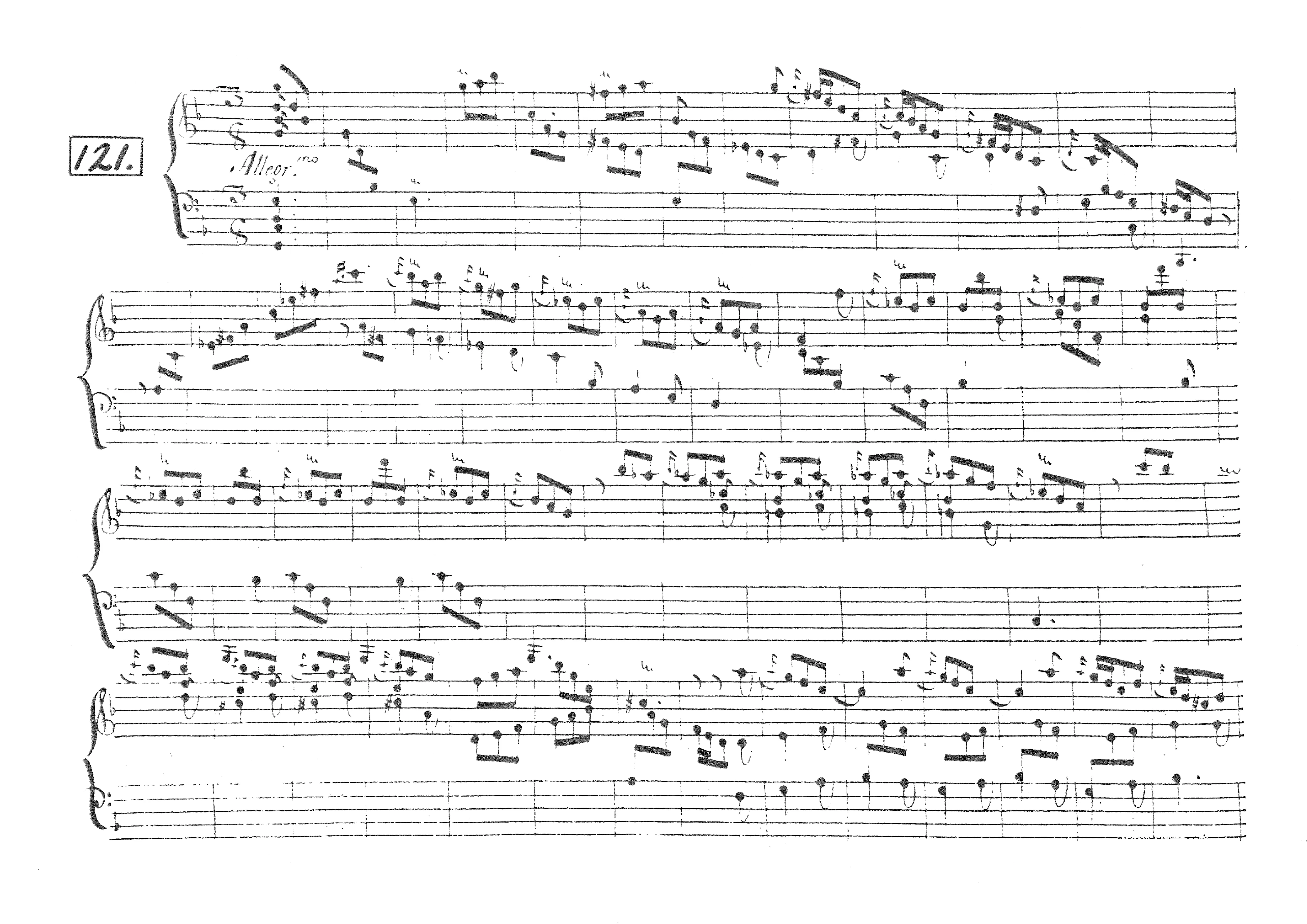 First page of Keyboard Sonata in G minor