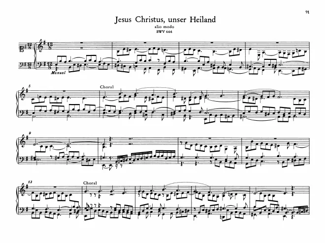 First page of Jesus Christus, unser Heiland