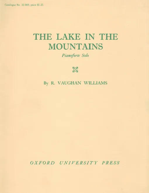First page of The Lake in the Mountains