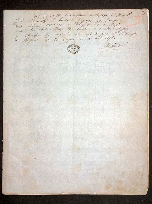First page of Dalla Francia un saluto t'invia