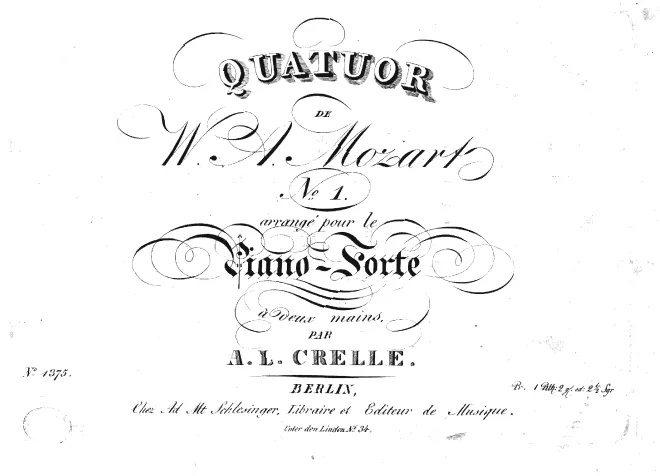 First page of String Quartet No.14