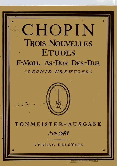 First page of Tonmeister-Ausgabe