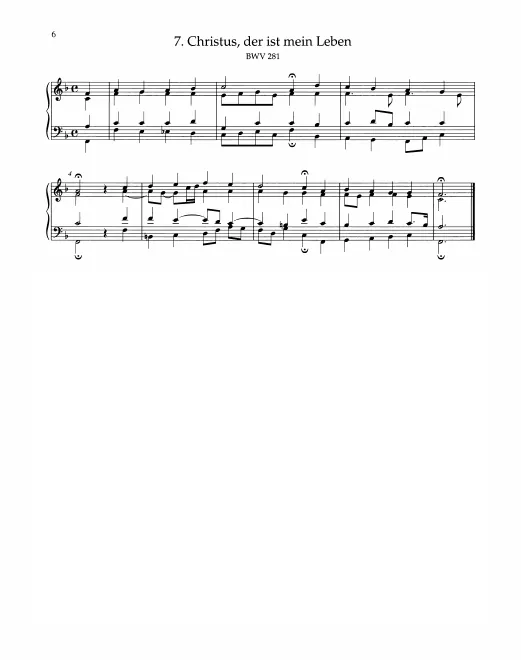 First page of Christus, der ist mein Leben
