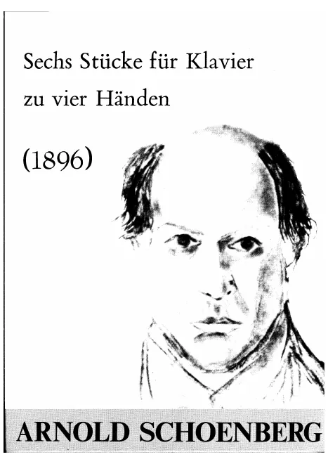 First page of Sechs Klavierstucke für 4 handen