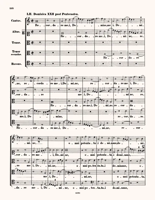 First page of Recordare mei Domine