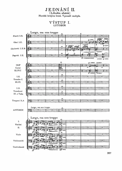First page of Libuše