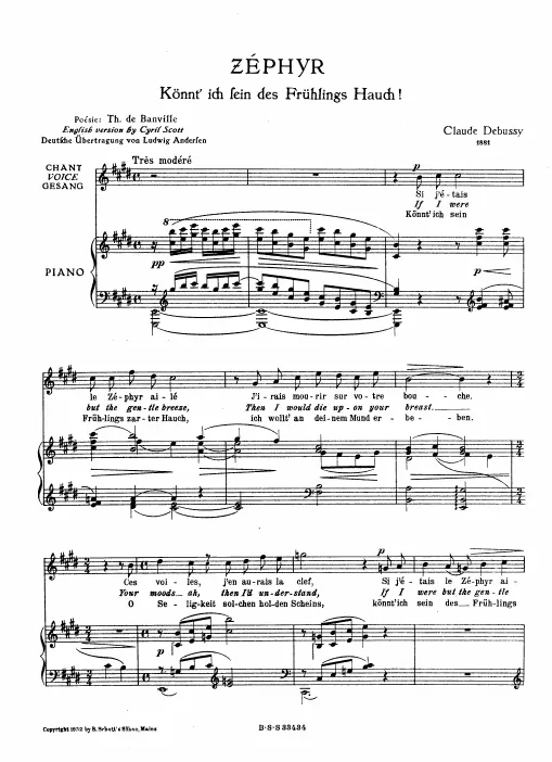 First page of Zéphyr