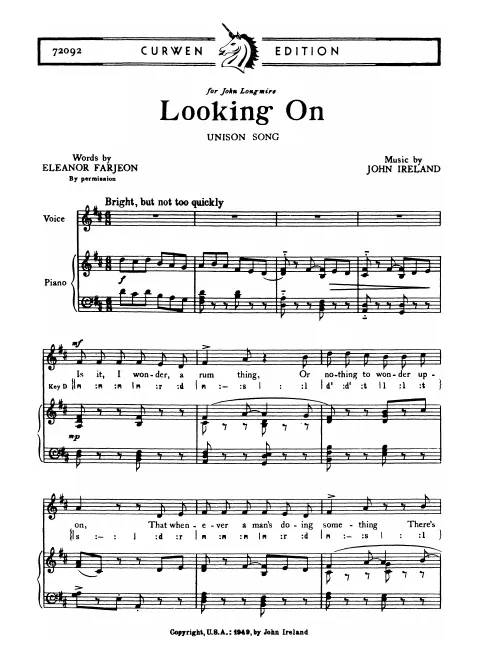 First page of Looking On