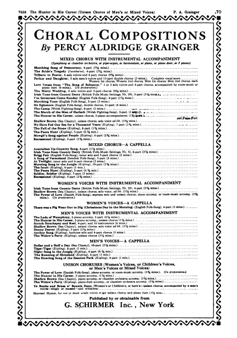 First page of The Hunter in His Career