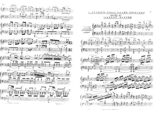 First page of Piano Quintet No.1
