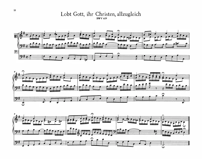 First page of Lobt Gott, ihr Christen, allzugleich
