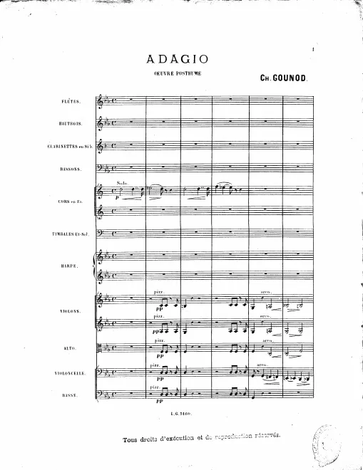 First page of Adagio