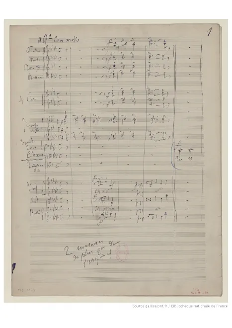 First page of 3 Motets